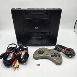 Sega Saturn Model 1 W/ Fenrir DUO, 3D Mount, FRAM Mod, Fully Recap, 512gb