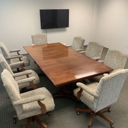 8 Chair Conference Table 8x4