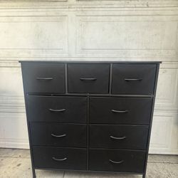 9-Drawer Storage Dresser – Fabric Organizer