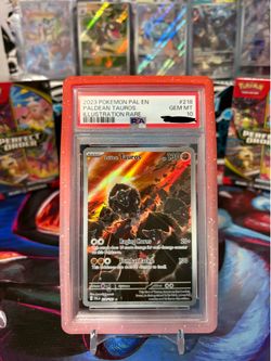 Paldean Tauros #218 PSA 10