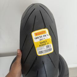 *Brand New  Set Pirelli Motorcycle Tires Diablo Rosa lll
