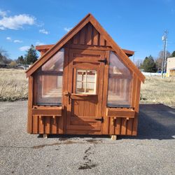8x12 Rustic Greenhouse 