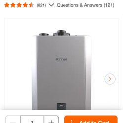 Rinnai thankless water heater. RX199iN