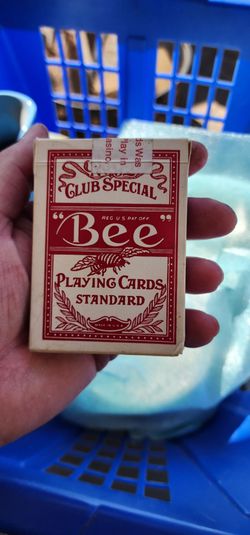 Vintage bee playing cards casino edition