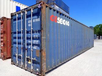 40ft High Cube Wind & Water Tight Shipping Containers For Sale