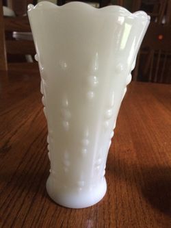 Vintage Milk Glass Vase