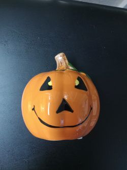 Small Ceramic Pumpkin Bank