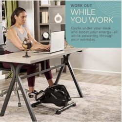 NEW in the box - Lifepro Under Desk Elliptical Exercise Machine – Mini Bike Elliptical for Low Impact Leg & Arm Movement – Quiet Magnetic Resistance