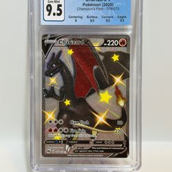 Pokemon Shiny Charizard V Secret Rare Champions Path #079 CGC 9.5 