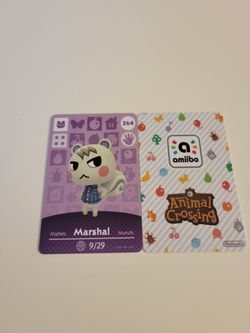Marshal And Stitches Amiibo Cards