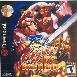 “Final Fight” Beats Of Rage for Sega DreamCast Game.