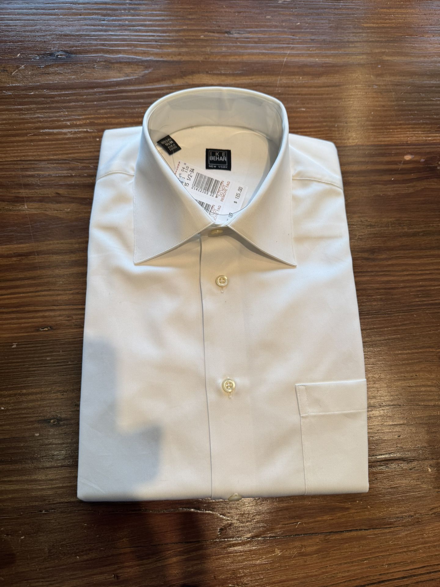 New, Unopened Ike Behar Dress Shirt 15 1/2 X 34