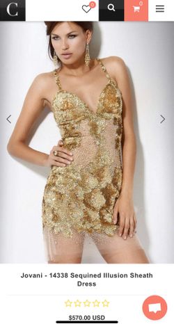 Jovani sequined dress