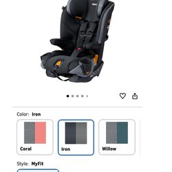 Chicco MyFit Harness + Booster Car Seat, 5-Point Harness and High Back Seat