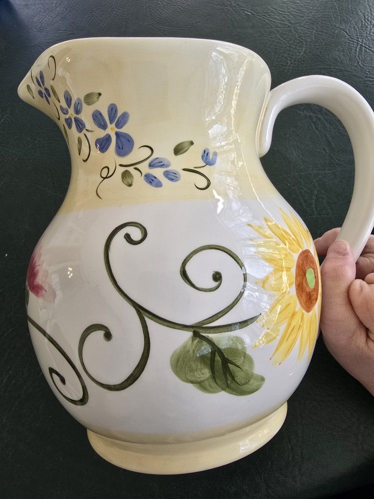 Sunflower Pitcher