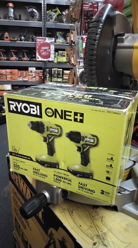 RYOBI ONE +18V 2 - TOOL COMBO KIT