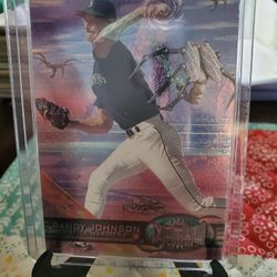 Randy Johnson 1997 Fleer Metal Universe Baseball Card