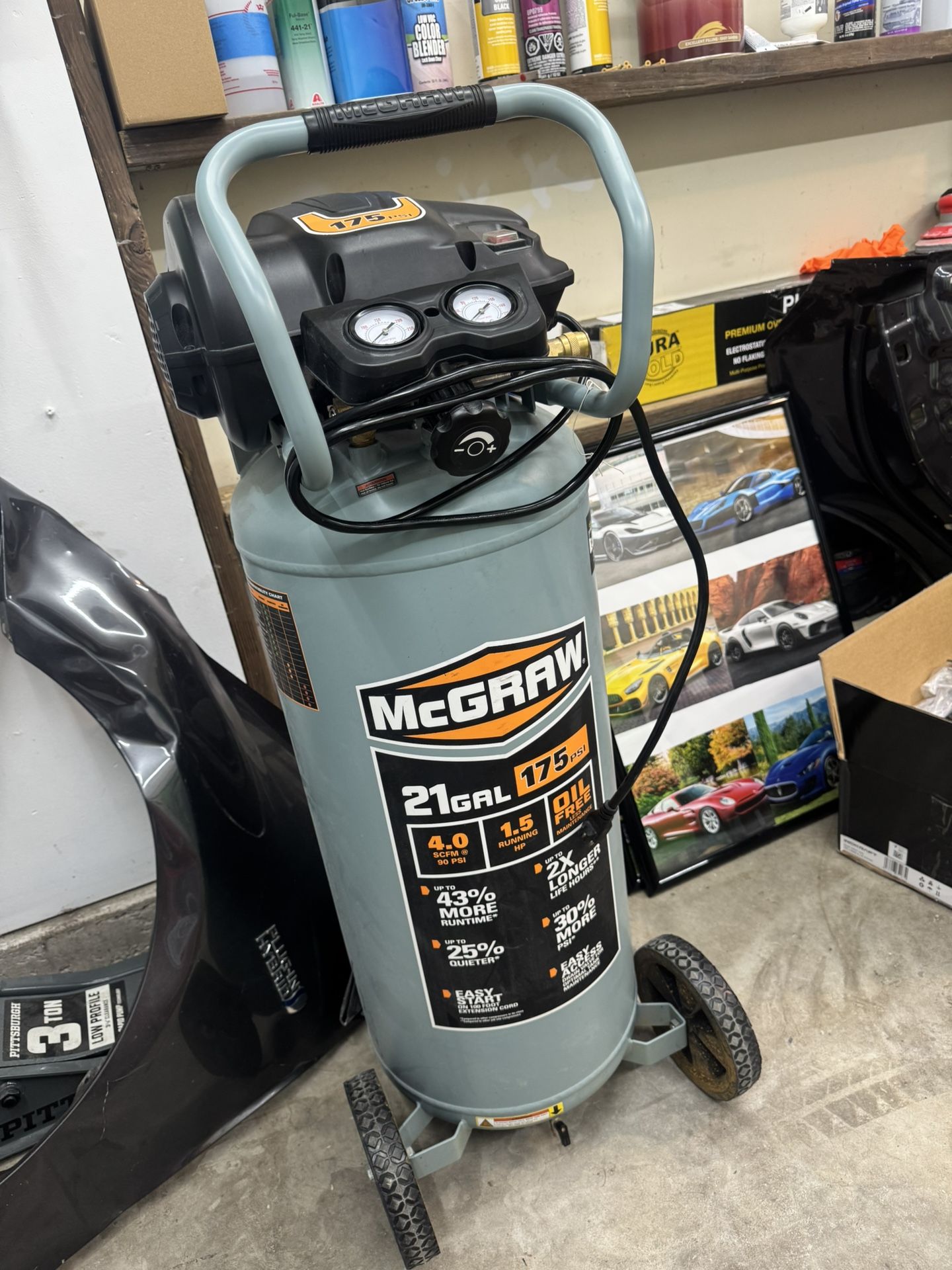 21 Gallon Mcgraw Air Compressor