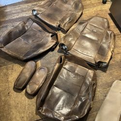 F350 King Ranch Front Leather Seat Covers Ford AS-IS