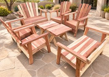 8 pc new cedar wood set