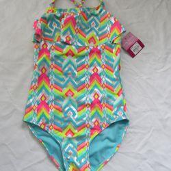 New Girls Youth 10 Multi Colors Swimsuit