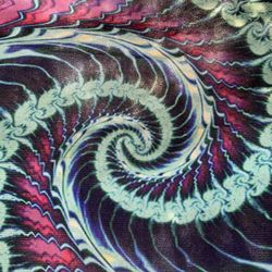 Psychedelic Crazy Swirl Tapestry 39x60