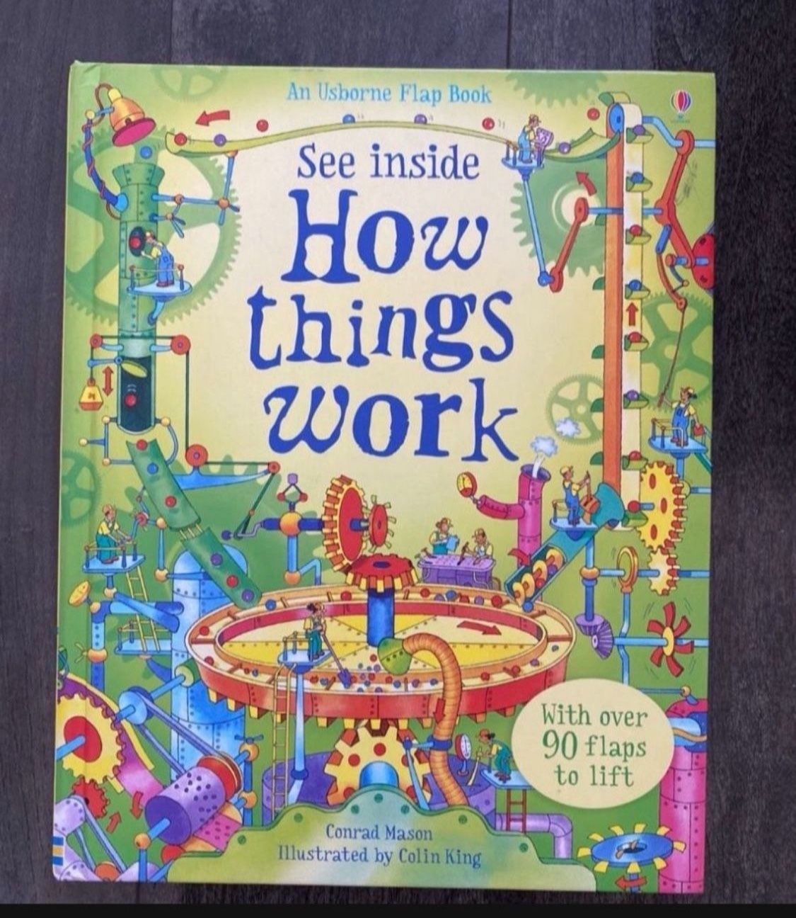 Usborne Flap Book For Kids: How Things Work $15