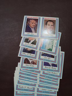 Presidential Collectors Cards
