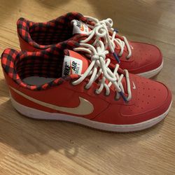Nike Air Force 1 Red Size 7y