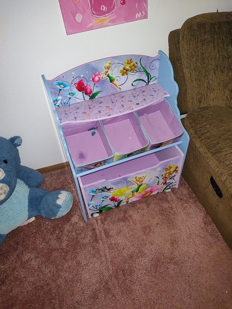Tinkerbell Toy Box/ Organizer