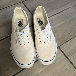 Vans “Authentic” Pink white Checkered