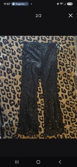 Sequined Children/Juniors Bell Bottoms sz XL