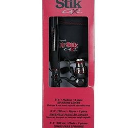 New Ugly Stik 6’6” GX2 Travel Fishing Rod and Reel Spinning Combo