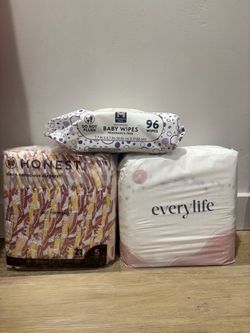 SIZE 5 Diaper & Wipes Bundle – Honest, luxury Everylife, baby wipes Member's Mark