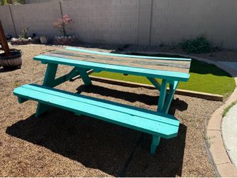 Wooden Bench Table