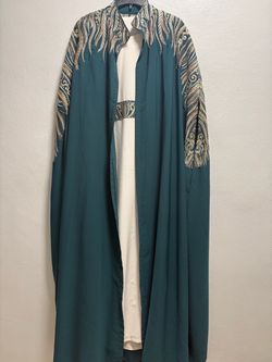 Fancy abaya 2 pieces