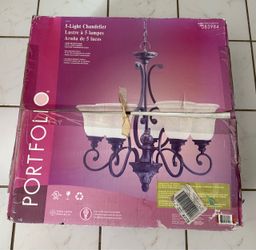 5 light chandelier