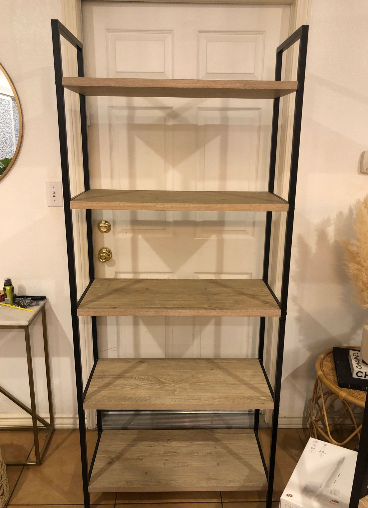 Book shelf ladder bookcase