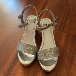 Silver sparkle High Heels