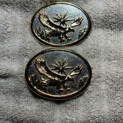 2 Women’s  Cowboy Belt Buckles