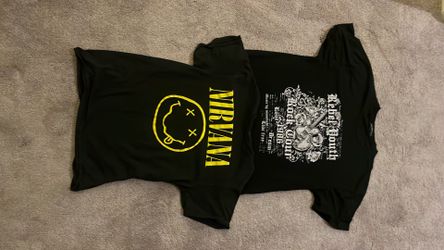 Black T-shirts Size Medium and Large