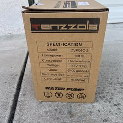 Submersible Pump New Unopened Box