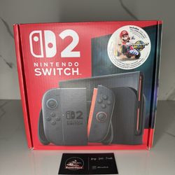 Brand New and Unopened Nintendo Switch 2 - Mario Kart Bundle