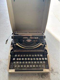 Antique typewriter-used