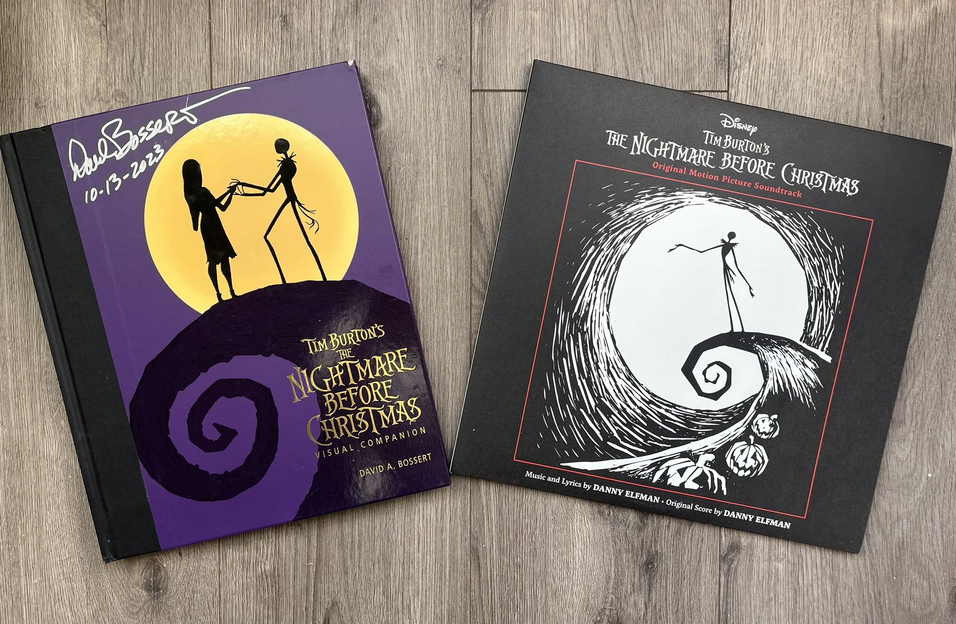 Nightmare Before Christmas 30th Anniversary Signed Book & Double Vinyl Bundle