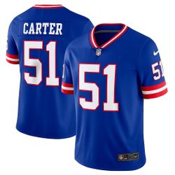 Abdul Carter New York Giants Royalty Blue Men’s XL Stitched Jersey #51