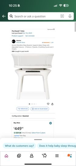 4moms Mamaroo Sleep Bassinet