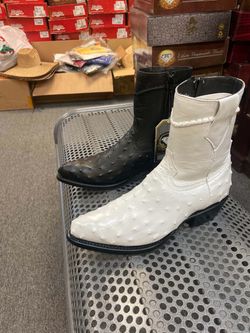Botines de Piel con cierre para hombre