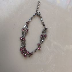 Pink Jewel Girls Bracelet