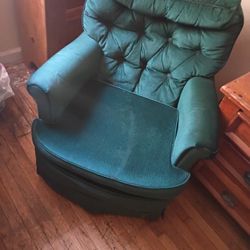 Green Chair Cushion Good Condition 